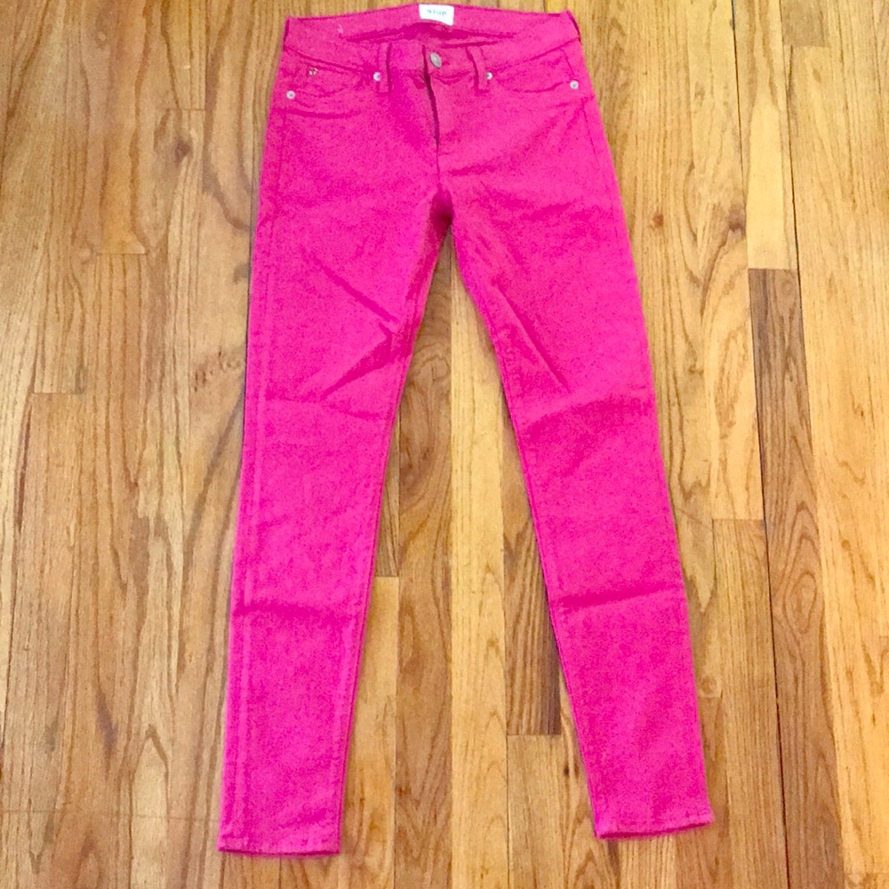 Hot pink Hudson jeans